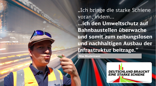 Deutsche Bahn using remove.bg to create employee-driven content in a fun and creative way.