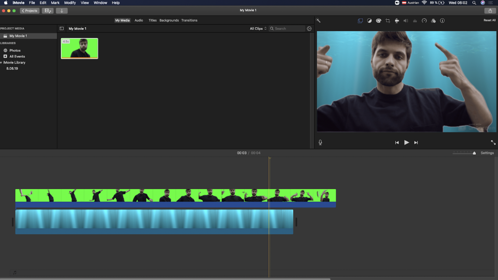 How to Overlay Videos in iMovie - Overlay Effects in iMovie