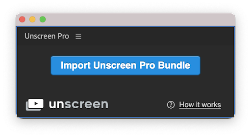 Unscreen Pro Bundle Pop Up