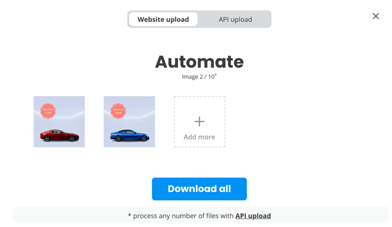 Automating car photo editing on Designify