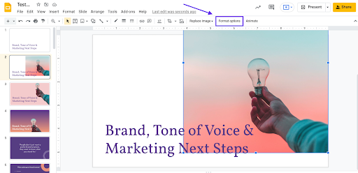 Với tính năng remove background trong Google Slides, bạn có thể loại bỏ mọi nền nhiễu không cần thiết và chỉ chọn những phần quan trọng nhất của hình ảnh. Xem ngay hướng dẫn cách sử dụng tính năng này trên hình ảnh liên quan.