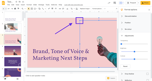 Google Slides: Bạn muốn tạo ra một bài thuyết trình đẹp mắt mà không mất quá nhiều thời gian và công sức? Hãy truy cập vào ảnh liên quan tới từ khóa Google Slides để khám phá công cụ tạo bài thuyết trình trực tuyến tuyệt vời này. Với hàng nghìn mẫu thiết kế miễn phí và tính năng chỉnh sửa tiên tiến , Google Slides là sự lựa chọn lý tưởng cho bất kỳ ai muốn tạo ra những bài thuyết trình tuyệt vời.