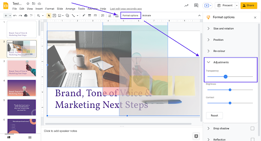 Google Slides: Google Slides là công cụ vẽ bản trình bày thông minh và linh hoạt. Bạn có thể tạo ra các trang trình bày chuyên nghiệp và chia sẻ nó với những người khác một cách dễ dàng. Bạn sẽ rất ngạc nhiên khi xem hình ảnh tương ứng cho Google Slides!