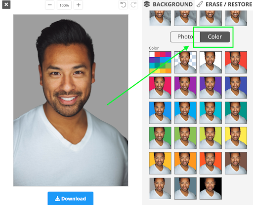 Details 100 how to change background in passport size photo