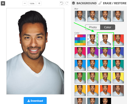 How to Remove the Background for a Passport Photo –  Blog